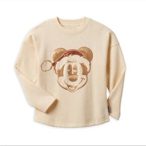 Christmas Mickey Sequin Spirit Jersey Walt Disney World Sz M kids- soft and cozy